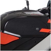 R&G RACING Tank Traction Pads Set 2 Pieces - Black Aprilia Tuono V4