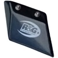 R&G RACING Toe Chain Guard (Shark Tooth) Black ABS