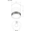Ribb Taklampa Ute, Svart ANETA HOME Svart – miniatyr 2