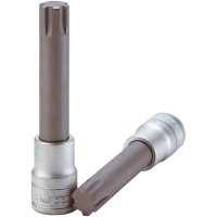 Ribe-hylsbits med 1/2tum fyrkantsfäste M122704-C / M122713-C Teng Tools