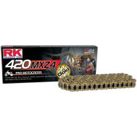 RK GB420MXZ4 Offroad Pro Kedja Guld +CL (clip kedjelås)