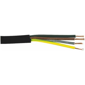 RKK (H05VV-F), 3G0,75 mm², Svart, R100, 300/500V MALMBERGS