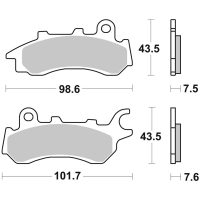 Road Carbon Ceramic Brake Pads - 07HO64CC Brembo