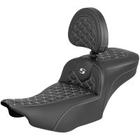 Roadsofa Extended Reach Seat - with Backrest - White Stitch