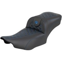 Roadsofa Extended Reach Seat - without Backrest - Blue Stitch