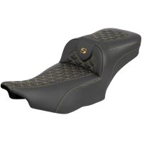 Roadsofa Extended Reach Seat - without Backrest - Gold Stitch