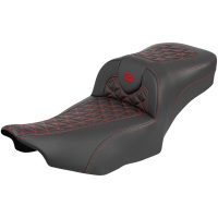 Roadsofa Extended Reach Seat - without Backrest - Red Stitch