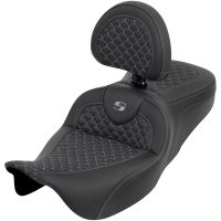 Roadsofa Seat - Dragon Scale Stitch - Gray Stitch - w/ Backrest