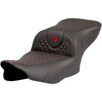 Roadsofa Seat - Dragon Scale Stitch - Red Stitch - w/o Backrest