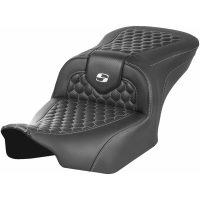 RoadSofa Seat - without Backrest - Honeycomb - White Stitch