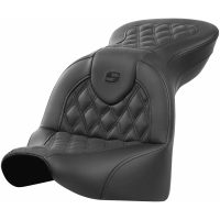 Roadsofa Seat - without Backrest - Lattice Stitch - Black