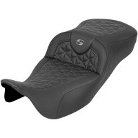 RoadSofa Tri Gripper Seat - Extended Reach - Gray Stitch - w/o Backrest