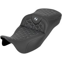 RoadSofa Tri Gripper Seat - Extended Reach - Silver Stitch - w/o Backrest