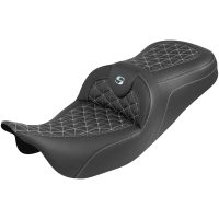 RoadSofa Tri Gripper Seat - Standard Reach - Silver Stitch - w/o Backrest