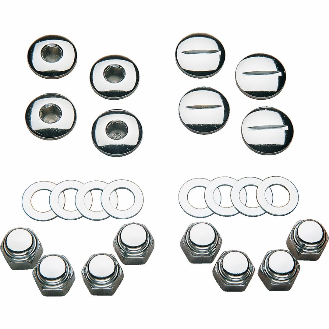 Rocker Shaft End Plugg- och muttersats Krom COLONY