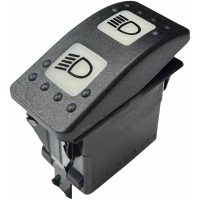 Rocker Switch - 3 Position - Lighted