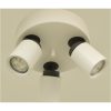 Rollo Takspot, Rund 3 Vit ANETA HOME Sockel GU10 Vit /Grå – miniatyr 2