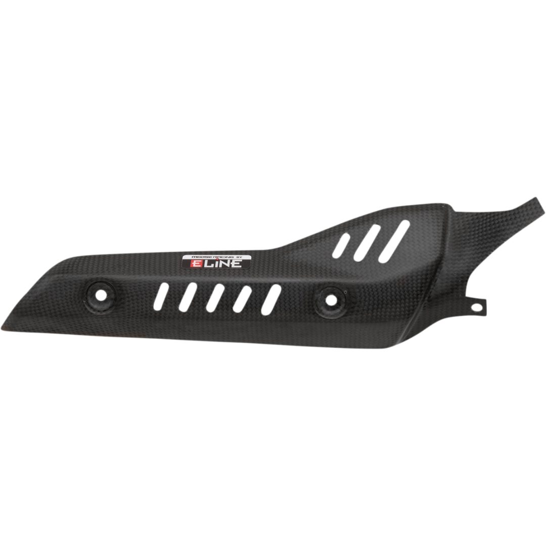 Rörgaller E Line 4-takt Svart Carbon Fiber MOOSE RACING Skydd