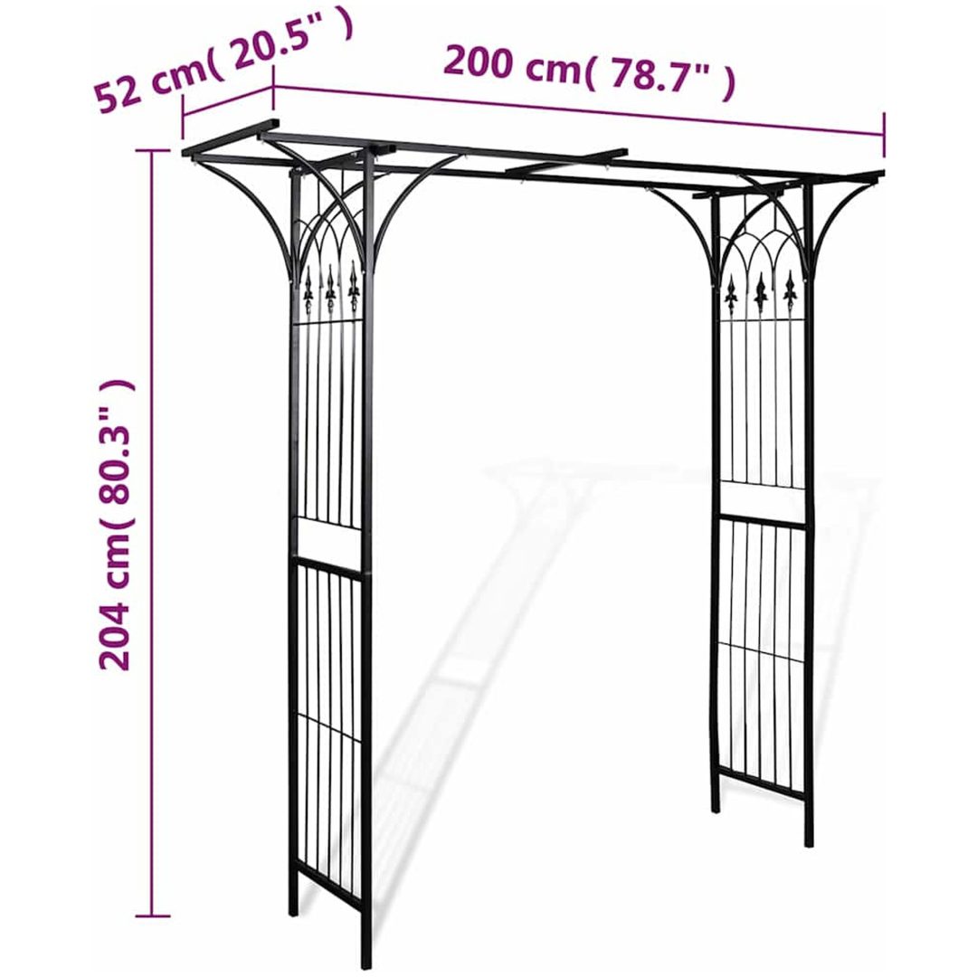 Rosenbåge 200x52x204 cm vidaXL – bild 6