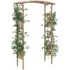 Rosenbåge bambu 118x40x187 cm vidaXL – miniatyr 3