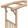 Rosenbåge bambu 118x40x187 cm vidaXL – miniatyr 6