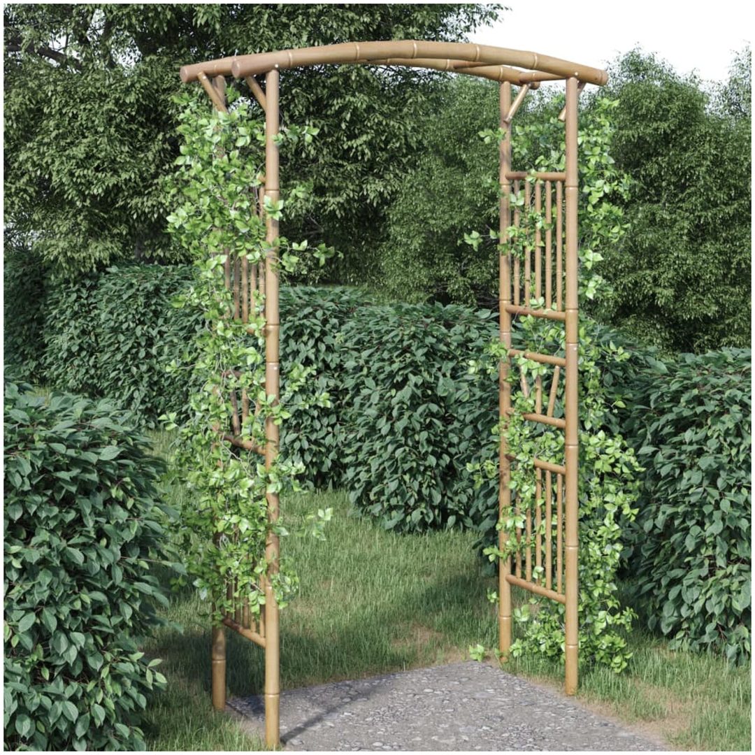 Rosenbåge bambu 118x40x187 cm vidaXL