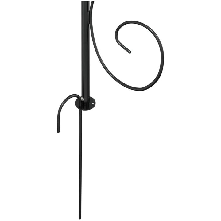 Rosenbåge svart ⌀180x255 cm stål vidaXL – bild 6
