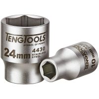 Rostfri hylsa Med 3/8tum fyrkantsfäste MS380508-C / MS380519-C Teng Tools