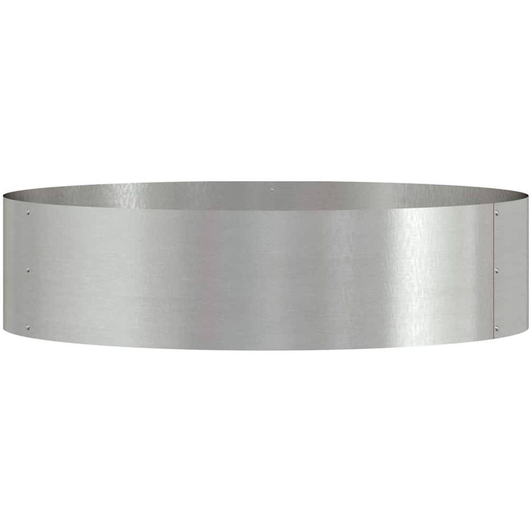 Rostfri kruka Rostfritt stål Rostfri planterare Rund vidaXL Large – bild 5