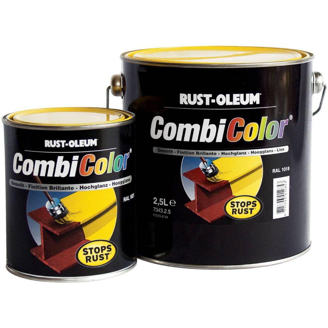 Rostskyddsfärg Rust-Oleum CombiColor 2=1 ROSTSKYDDSFÄRG 0,25L MGRÖ 7337 – bild 3