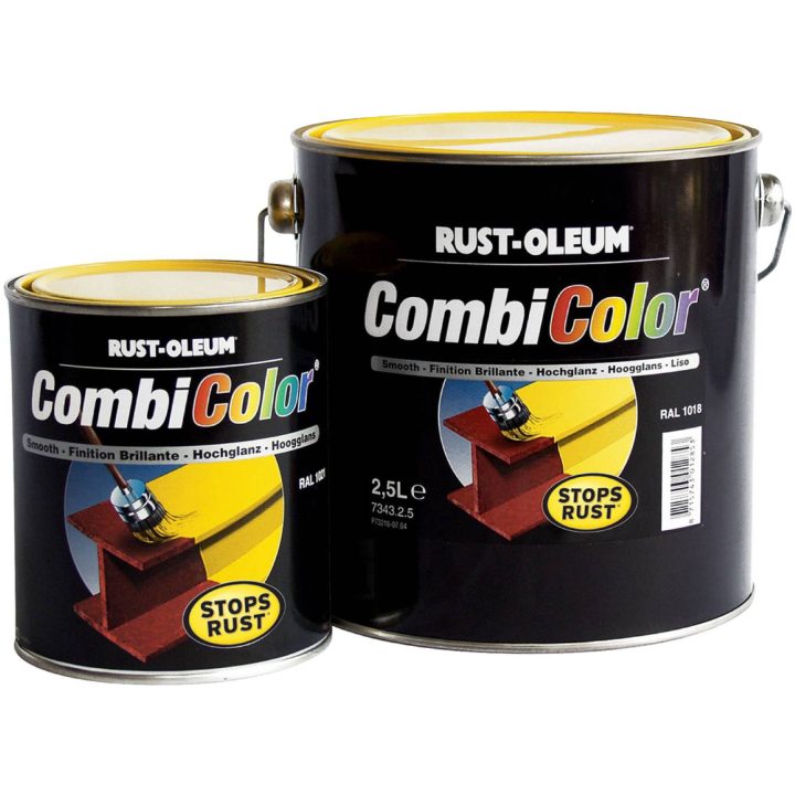 Rostskyddsfärg Rust-Oleum CombiColor 2=1 ROSTSKYDDSFÄRG 0,25L MGRÖ 7337 – bild 3