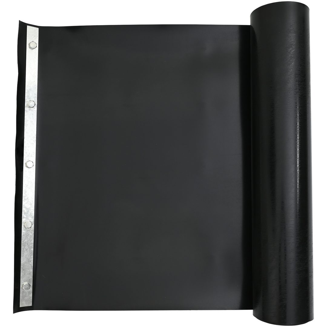 Rotbarriär med anslutningsrälsar Svart 1,5 mm HDPE vidaXL 0.7 x 15 m – bild 6