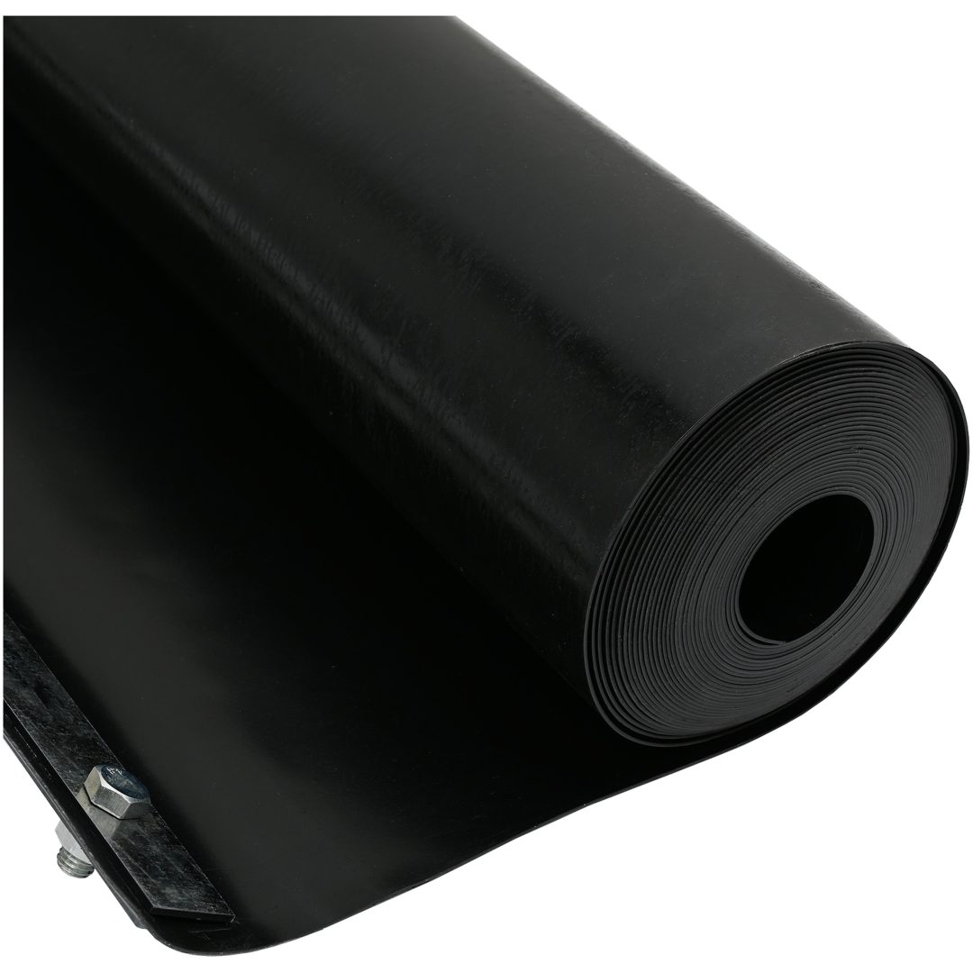 Rotbarriär med kopplingsrälsar Svart 1,5 mm HDPE vidaXL 0,7 x 3 m – bild 2