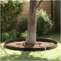 Rotbarriär med kopplingsrälsar Svart 1,5 mm HDPE vidaXL