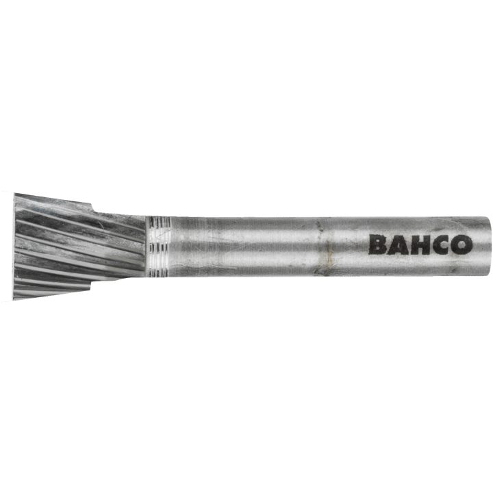 Roterande Fil 3 mm Mjukt Stål Omvänd Konisk Form BAHCO Längd: 40 mm / Antal tänder: 14 / Tandning: M – bild 3