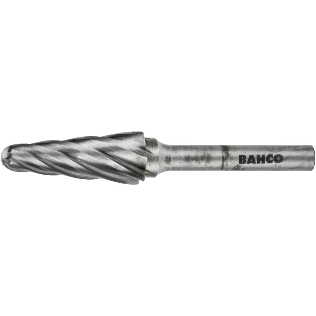 Roterande Fil 6 mm Aluminium Konisk Rundad Topp BAHCO Längd: 76 mm / Antal tänder: 6 / Tandning: AL – bild 3