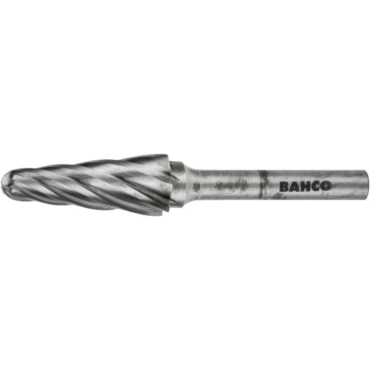 Roterande Fil 6 mm Aluminium Konisk Rundad Topp BAHCO Längd: 76 mm / Antal tänder: 6 / Tandning: AL – bild 3