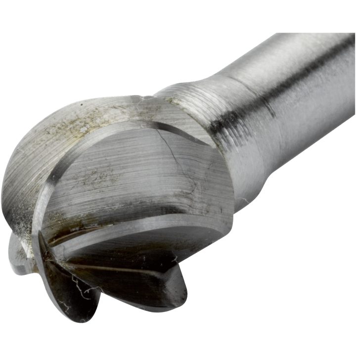 Roterande Fil 6 mm Aluminium Kulform BAHCO Längd: 56 mm / Antal tänder: 6 / Tandning: AL – bild 2