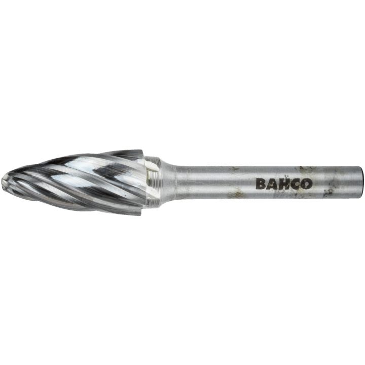 Roterande Fil 6 mm Aluminium Spetsad Rundad Topp BAHCO Längd: 51 mm / Antal tänder: 5 / Tandning: AL – bild 3