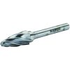 Roterande Fil 6 mm Aluminium Spetsad Rundad Topp BAHCO Längd: 51 mm / Antal tänder: 5 / Tandning: AL – miniatyr 1
