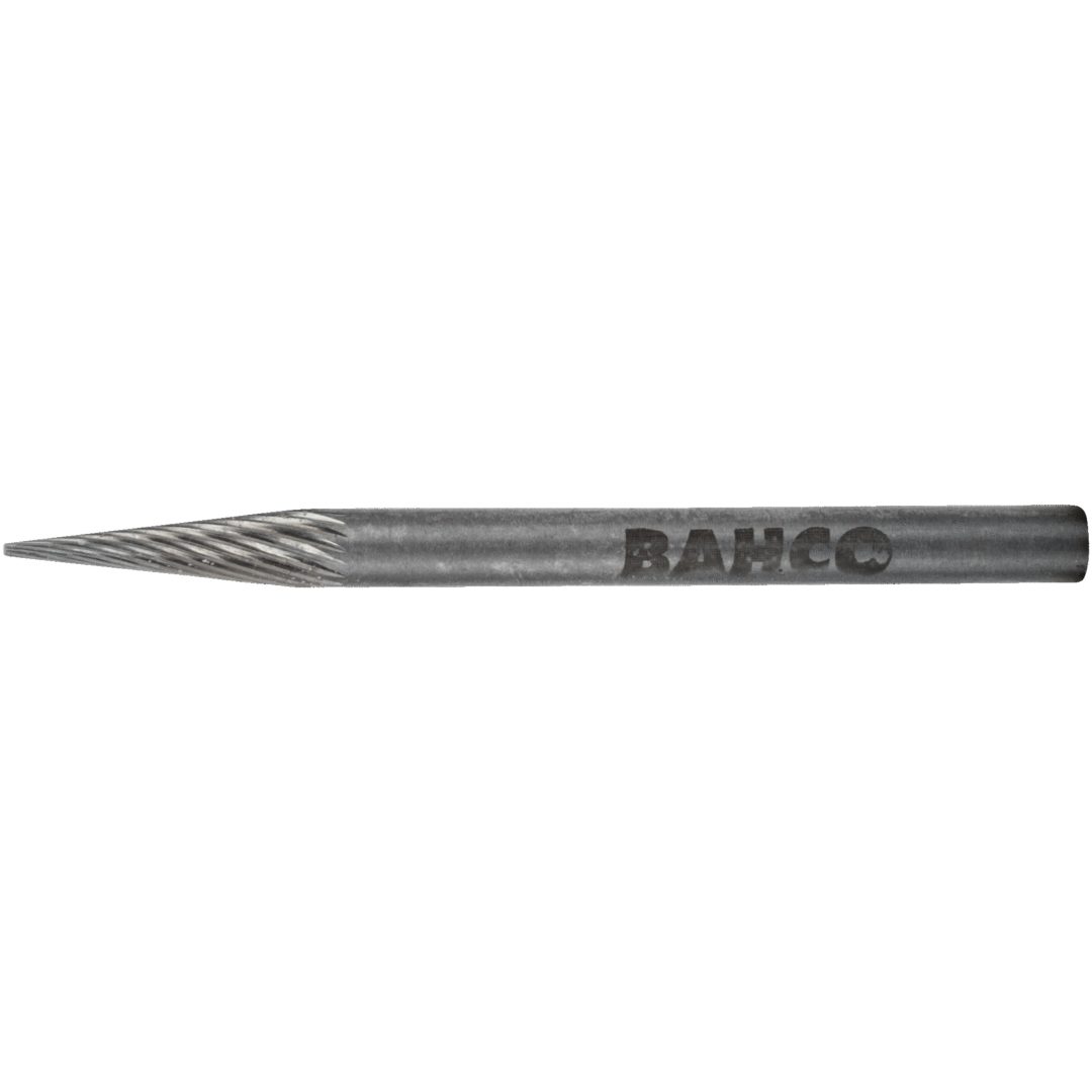 Roterande Fil 6 mm Metall Konisk Spetsad Topp BAHCO Längd: 50 mm / Antal tänder: 16 / Tandning: M – bild 3