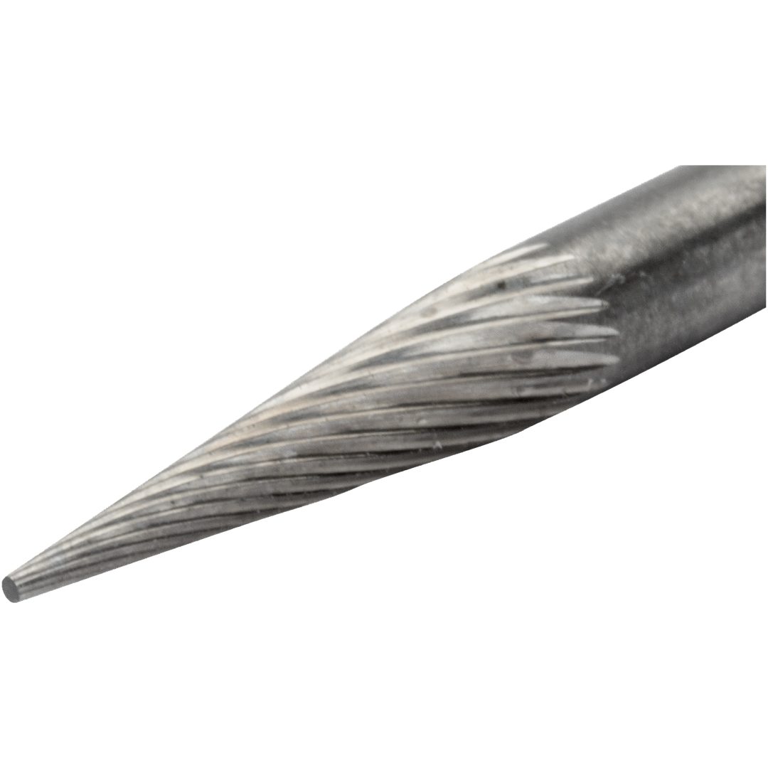 Roterande Fil 6 mm Metall Konisk Spetsad Topp BAHCO Längd: 50 mm / Antal tänder: 16 / Tandning: M – bild 2