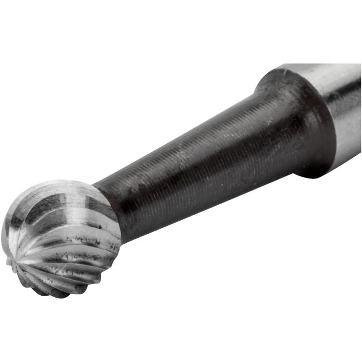 Roterande Fil 6 mm Metall Kulform BAHCO Huvud dimater: 6 mm / Huvudlängd: 6 mm / Tandning: M – bild 2