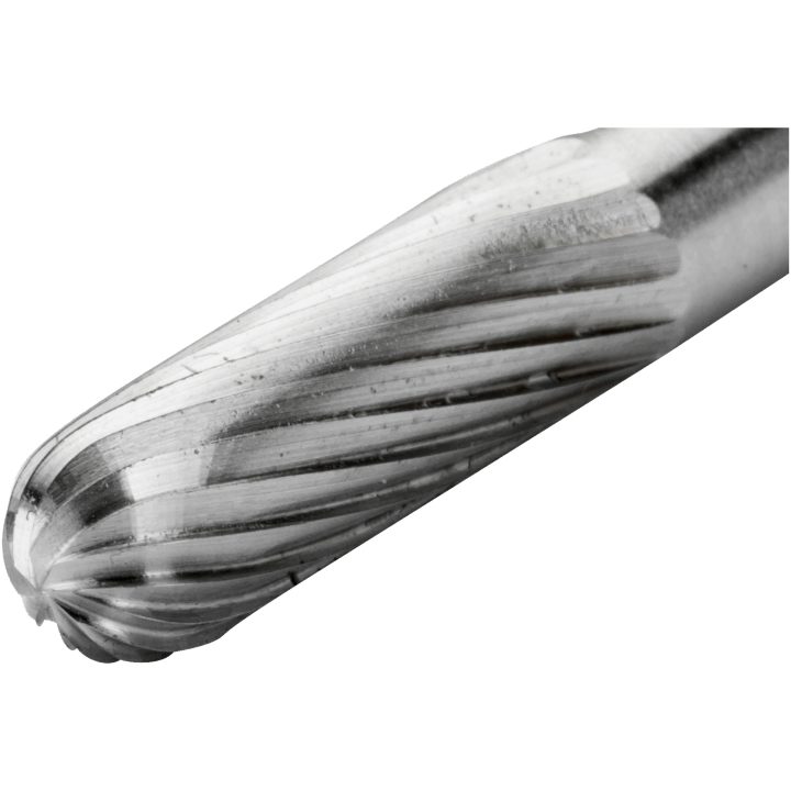 Roterande Fil 6 mm Mjukt Stål Cylindrisk Rundad Topp BAHCO Huvud dimater: 6 mm / Huvudlängd: 16 mm / Tandning: M – bild 2