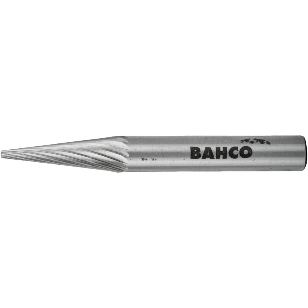 Roterande Fil 6 mm Mjukt Stål Konisk Form BAHCO Huvud dimater: 6 mm / Huvudlängd: 18 mm / Tandning: M – bild 3