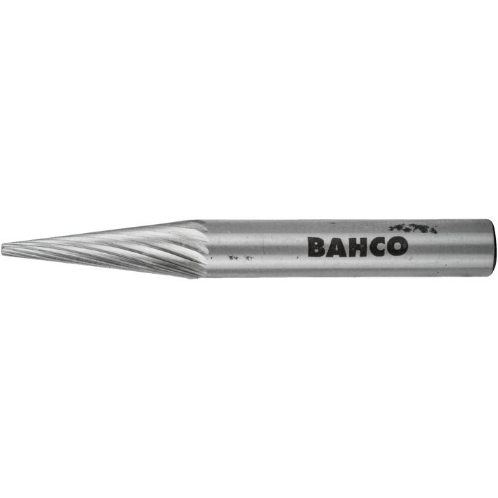 Roterande Fil 6 mm Mjukt Stål Konisk Form BAHCO Huvud dimater: 6 mm / Huvudlängd: 18 mm / Tandning: M – bild 3