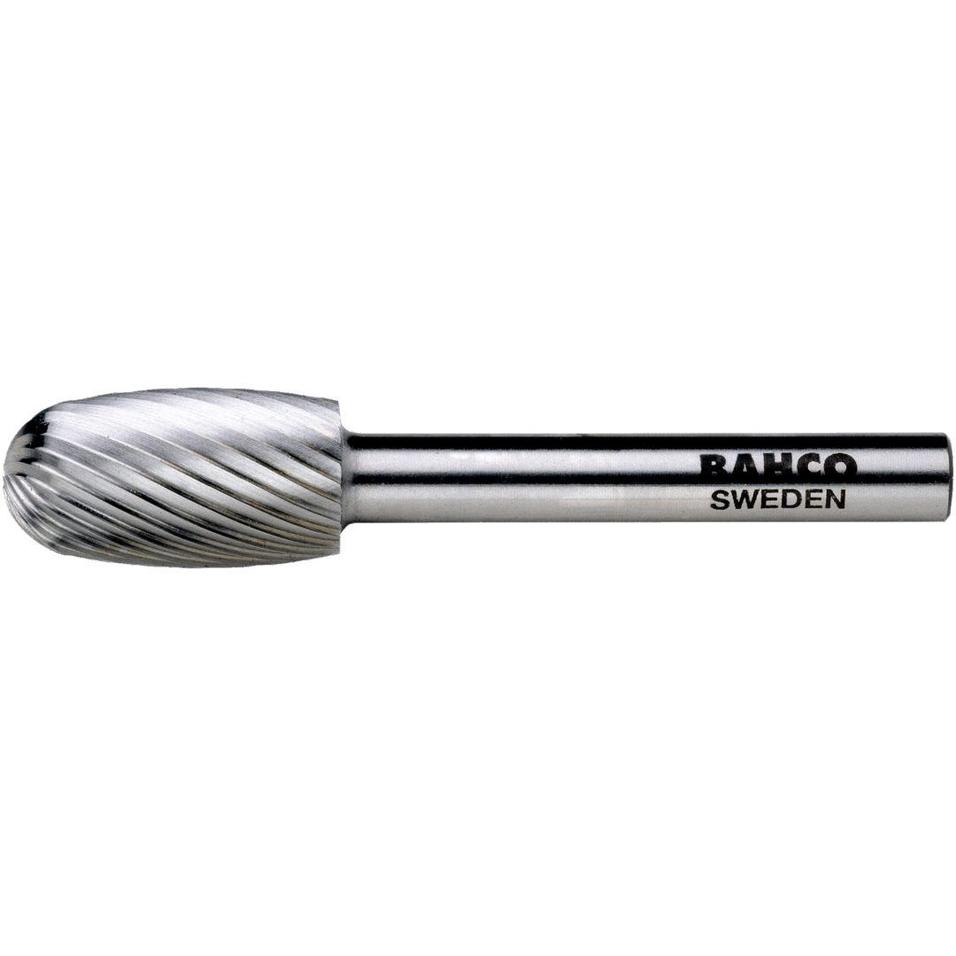 Roterande Fil 6 mm Mjukt Stål Oval Form BAHCO Längd: 62 mm / Antal tänder: 7 / Tandning: EC