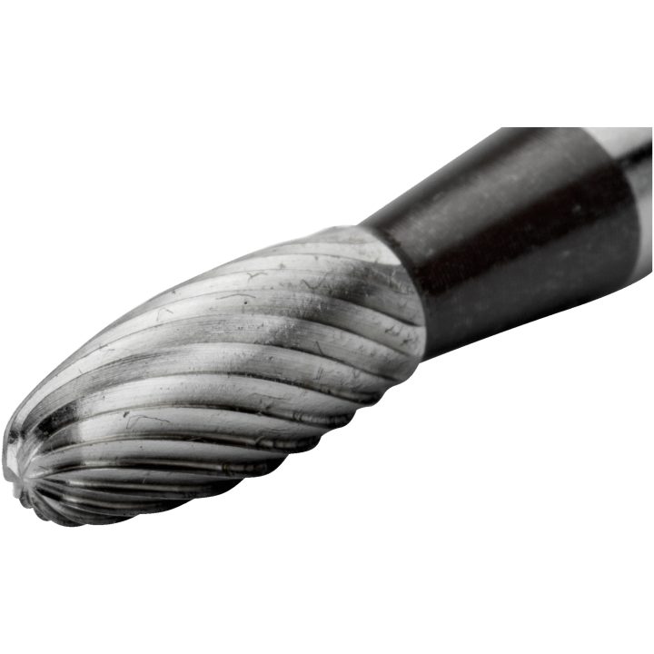 Roterande Fil 6 mm Mjukt Stål Oval Topp BAHCO Huvud dimater: 6 mm / Huvudlängd: 14 mm / Tandning: M – bild 2