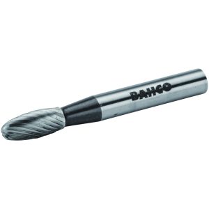 Roterande Fil 6 mm Mjukt Stål Oval Topp BAHCO