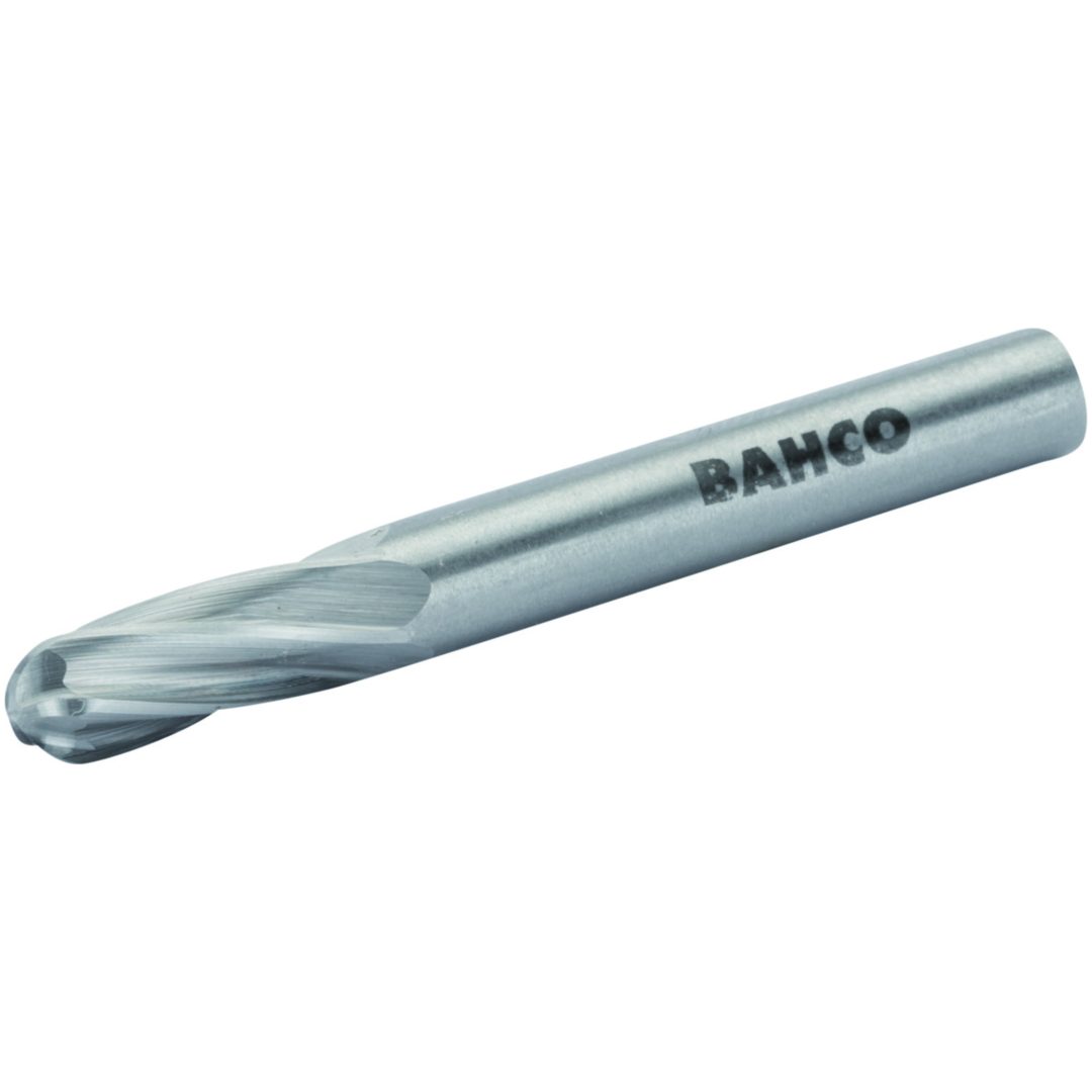 Roterande Fil 8 mm Aluminium Cylindrisk Rundad Topp BAHCO Längd: 76 mm / Antal tänder: 6 / Tandning: AL